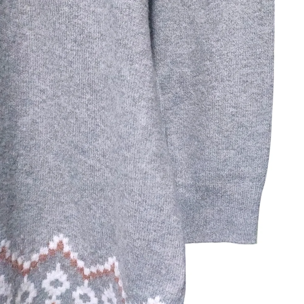 Lucky Brand Snowflake Geometric Cardigan Sweater Dress Women's Plus Size  2X NWT - Picture 9 of 12